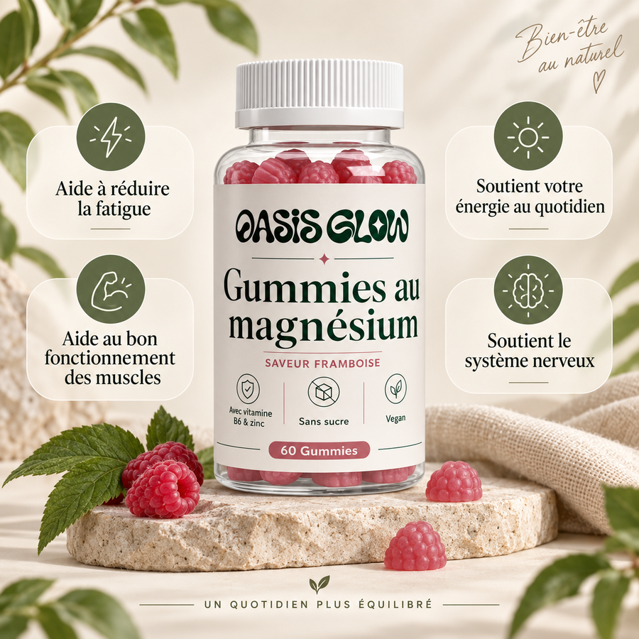 Gummies au Magnésium – Énergie & Équilibre